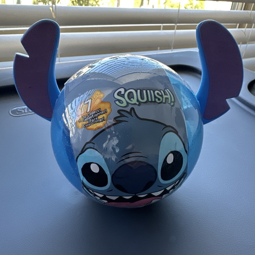 Disney Lilo & Stitch Squish A Stitch Glitter Fidget Toy Sealed